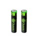 Hoco JA4 AAA 1200mAh 1.5V Rechargeable Pencil Battery Black (2 Pcs Set)