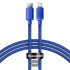 Baseus CAJY000203 Crystal Shine Type C to IP Fast Charging Data Cable (20W)