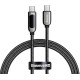 Baseus CB000028 Minimalist Series (TC to TC) Fast Charging Data Cable Black (100W/1M)