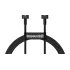 Baseus CALKLF-HG1 Cafule Series (C to C) Fast Charging Data Cable Black (60W/2 Meter)