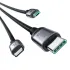 Joyroom A21 (100W) 3 in 1 Fast Charging Cable (Type C to IP/TC/Micro)