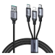 Joyroom A21 (100W) 3 in 1 Fast Charging Cable (Type C to IP/TC/Micro)