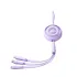 Joyroom S-A40 3-in-1 Mini Retractable Fast Charging Cable  (1 Meter)