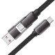 Acefast C1304 Type A/C to type C (60W) Charging Data Cable 