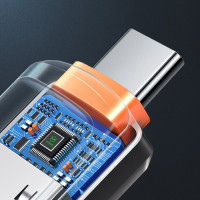 Mcdodo OT-8703 (USB-A Female to TC male ) Converter Gray