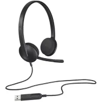 

                                    Logitech H340 USB Computer Headset