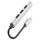 Hoco HB26 4 Port USB Type A Hub (1*USB 3.0,3*USB 2.0)