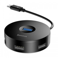

                                    Baseus CAHUB-G01 Round 4-in-1 Type-C Hub Adapter
