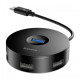 Baseus CAHUB-G01 Round 4-in-1 Type-C Hub Adapter