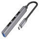 Hoco HB26 4 Port USB Type C Hub (1*USB 3.0,3*USB 2.0)