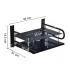 Router Stand Nonbrand Dual Layer Metal Black