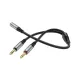 Hoco UPA21 3.5mm (1 Female to Dual Male) Audio Cable Metal 